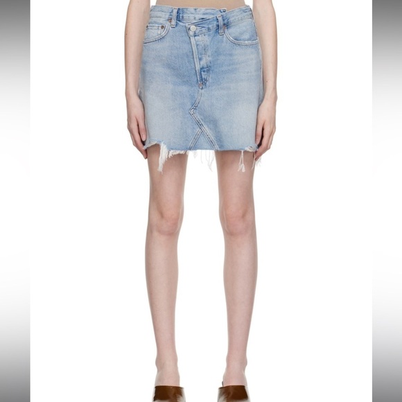 Agolde CrissCross Skirt 27 - Picture 2 of 8